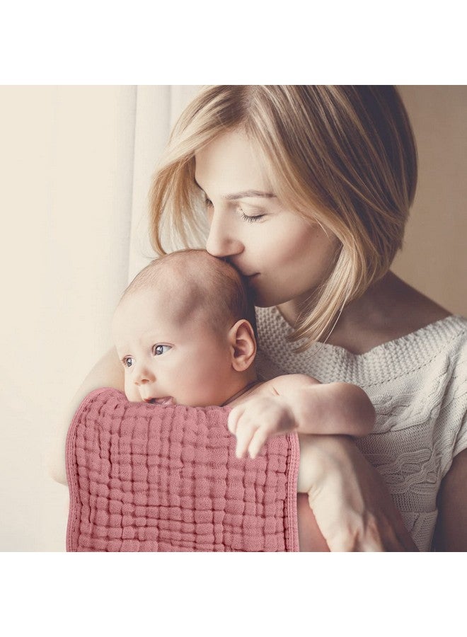 لوكسي مناديل تجشؤ من Looxii مصنوعة من قماش موسلين قطني 100%، مقاس كبير 20×10 بوصة، ناعمة للغاية وعالية الامتصاص، عبوة من 6 قطع من قماش تجشؤ الأطفال (معجون الفاصوليا) - Image 3