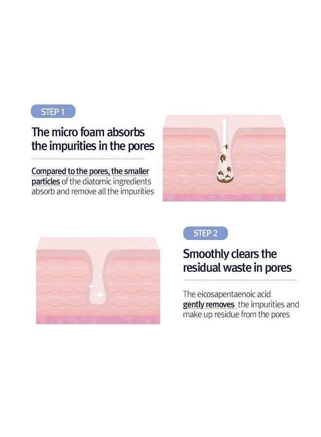 بيونكانغ يول [PKY] رغوة تنظيف عميق للمسام منخفضة الحموضة، منظف للمسام مع فقاعات دقيقة رقيقة، حمض ألفا هيدروكسي، بندق الساحرة، لا يسبب تهيجًا، للعناية بالبشرة الكورية (100 مل، 3.38 أونصة سائلة) - Image 4