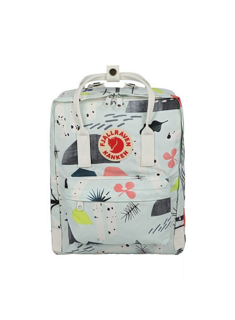 Exquisite Pattern Backpack Men and Women Travel Classic Fashion Student Schoolbag Computer Bag 16L