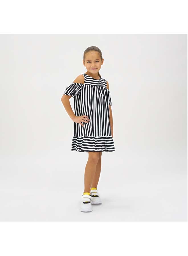 Panco BLACK PEARL Striped Dress - Image 1