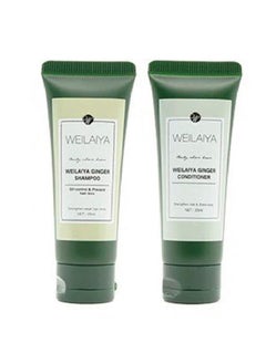 Generic WEILAIYA White Ginger Prevent Hair Loss Stimulate Hair Growth Shampoo 20mL  Conditioner 20mL Mini Set TestTravel for NormalOily Hair  Scalp 