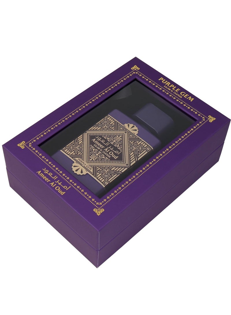 AALAM AL ZAAFRAN A/Z AMEER AL OUD PURPLE GEM 100ML EDP - Image 2