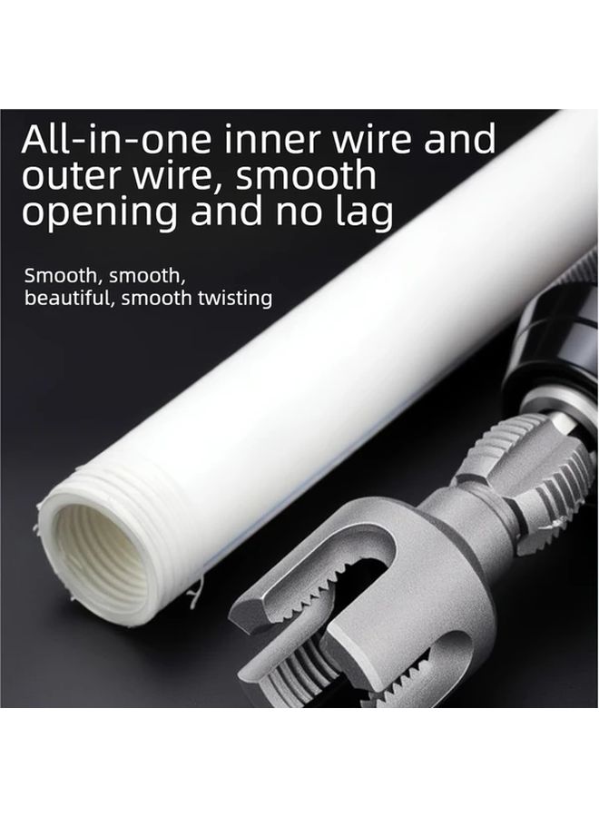 2Pcs PVC Plastic Pipe Threading Kit With Gloves And Sealing Tape - Image 4