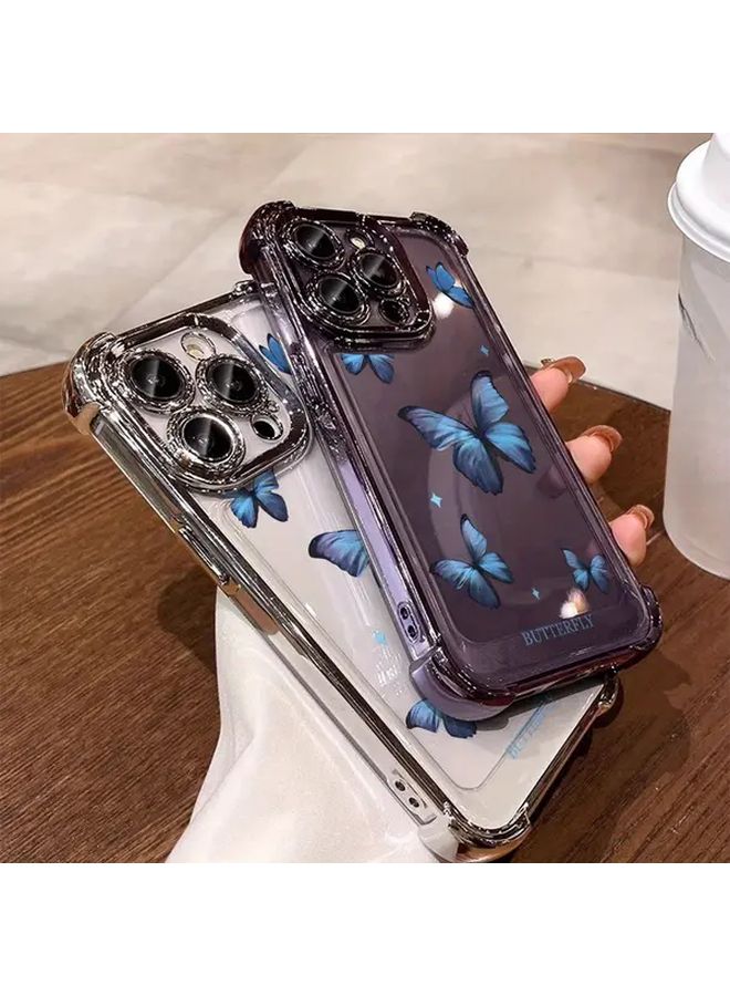 Purple IPhone 16 Case Shockproof TPU Cover Four Corners Anti Drop - Image 1