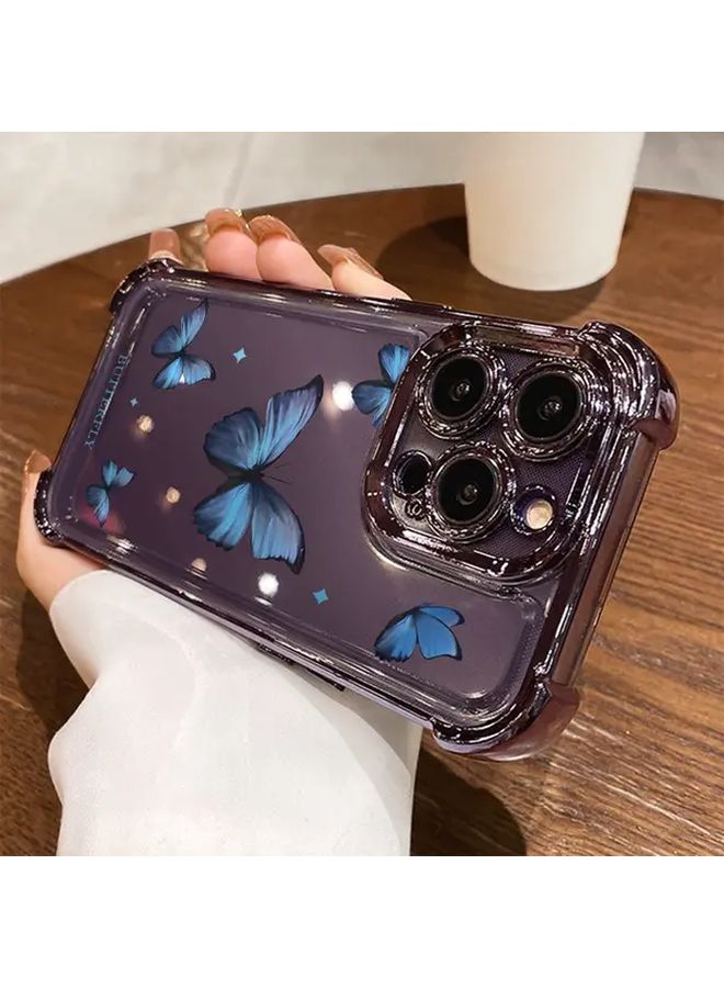 Purple IPhone 16 Case Shockproof TPU Cover Four Corners Anti Drop - Image 2