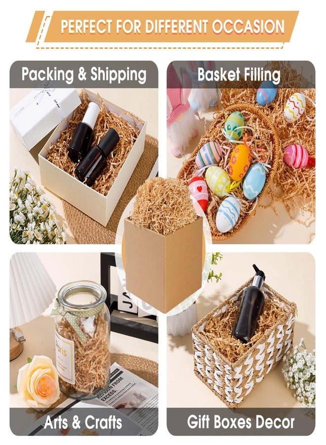 AODESTINY 2.2LBS Crinkle Cut Paper Shred Filler, Kraft Shredded Paper for Gift Bag Box Basket, Packing Grass Cushion Crinkle Shred Filler for Christmas Wedding Birthday Bridesmaid Engagement - Image 5