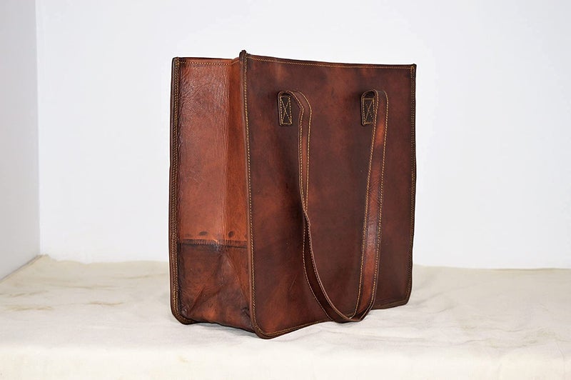 PRASTARA Leather Vintage Gypsy bag Vintage tote bag shoulder bag Women leather top handlebags Leather bags for women - Image 2