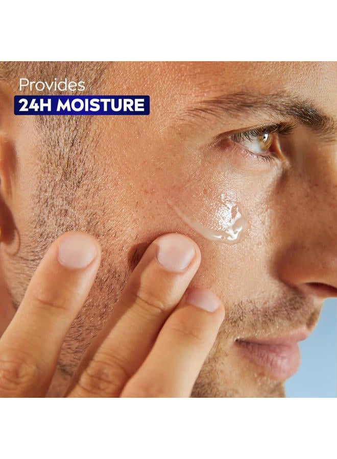 NIVEA MEN Age Defense Advanced Face Serum for Dark Spots with Thiamidol (TM) + Hyaluronic Acid, Fast-Absorbing Face Serum for Men Helps Reduce Look of Dark Spots, Fine Lines & Wrinkles, 1 Fl Oz Bottle - Image 5