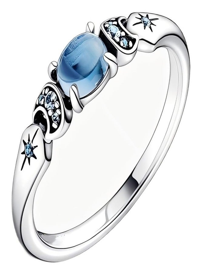 ZURWTCH Princess Ring Fit Women Fashion Gifts 925 Sterling Silver DIY Jewelry, ring numbers 6/7/8/9, Silver, No Gemstone - Image 1