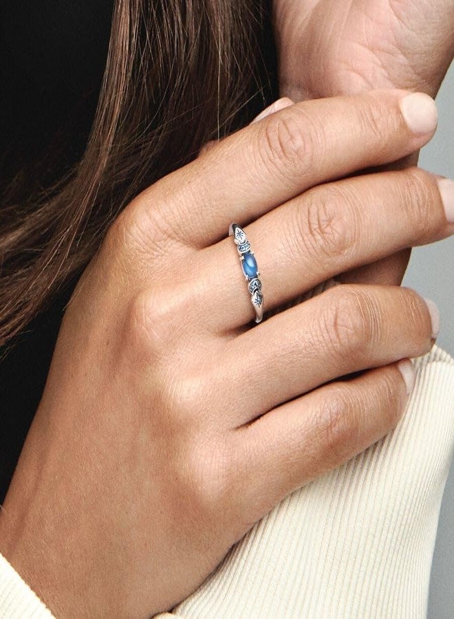 ZURWTCH Princess Ring Fit Women Fashion Gifts 925 Sterling Silver DIY Jewelry, ring numbers 6/7/8/9, Silver, No Gemstone - Image 5