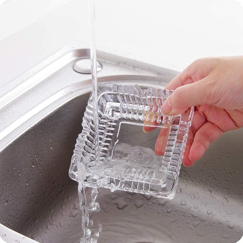 Cuisine Art Soda-Lime Glass 3 Inch Square Glass Ashtray Transparent | Heavy Clear Glass Ash Tray for Home Office Hotel Café | Durable Tabletop Smoking Accessory - Image 5