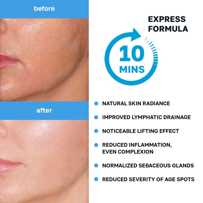 NSC Name Skin Care Korean Carboxy CO2 Therapy Face & Neck Mask Set of 2 - Hydrating Oxygen Carboxytherapy Skincare Sheet Masks - Moisturizing Anti Aging Pore Tightening Brightening Facial Treatment Gel - Image 3