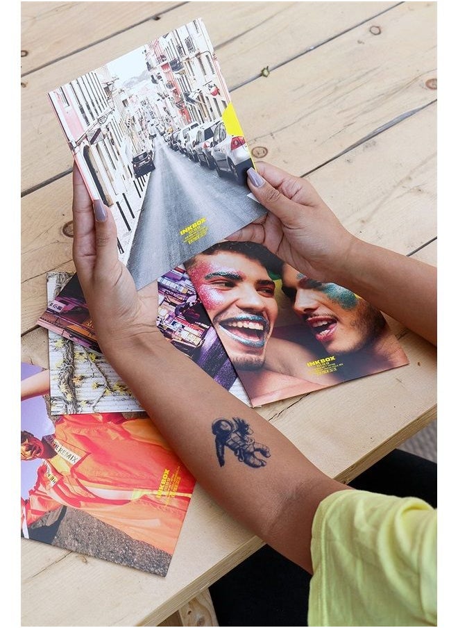 inkbox - Inkbox Temporary Tattoos, Semi-Permanent Tattoo, One Premium Easy Long Lasting, Water-Resistant Temp Tattoo with For Now Ink - Lasts 1-2 Weeks, Floresco, 5x2in - Image 1