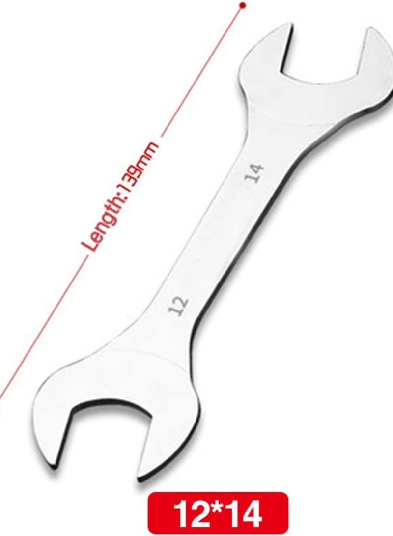 GGOOT Hardware Tools Home Improvement, Open-end Spanners Super Thin Open End Wrench Metric Car Bicycle Repair Tool Ultra Thin Double Ended 12mm*14mm Wrench Wrenches  - Image 2