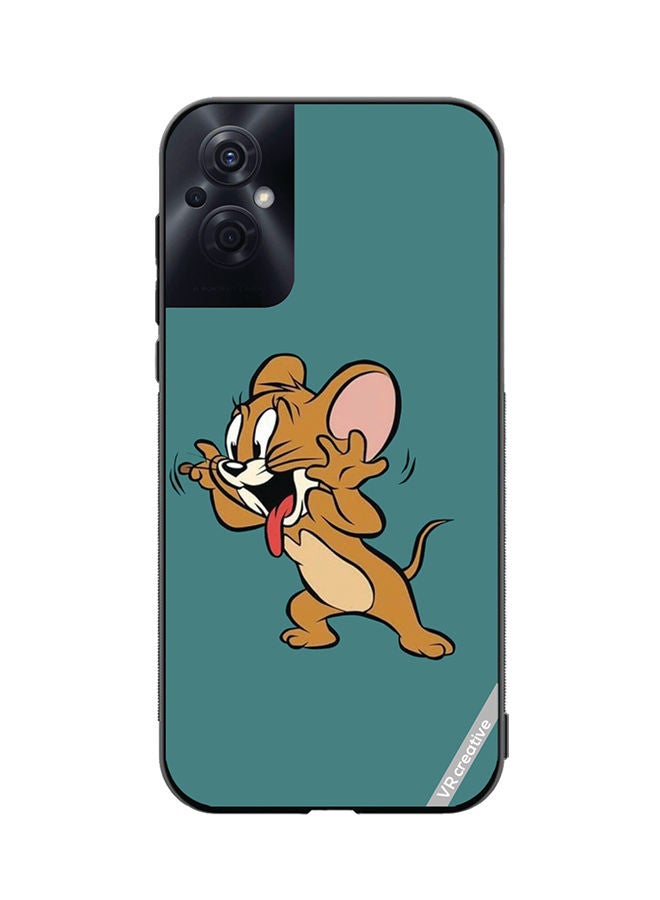 VR CREATIVE غطاء حماية لهاتف أوبو رينو 8 زد بتصميم جيري متعدد الألوان - Image 1