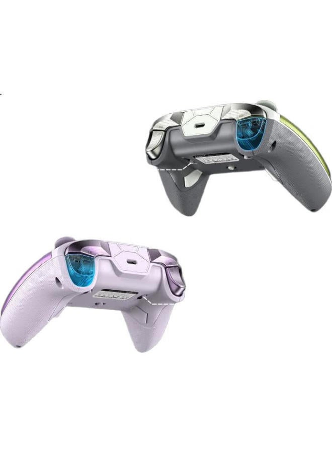 Easysmx Easysmx Meteor D10 Wireless Game Controller Tmr Joystick Dual Trigger Switch2 Bluetooth Pc Android Apple Phone Computer Steam-Like Xbox Game Peripheral Dream Purple - Image 2