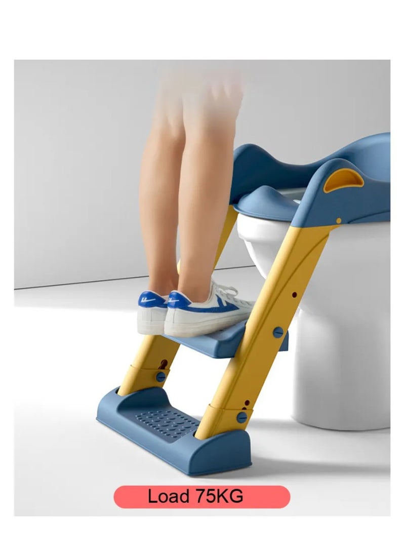 Colvin Yus - Adjustable Ladder Children's Potty Baby Toilet Seat Infant Toilet Training Folding Seat - Image 1