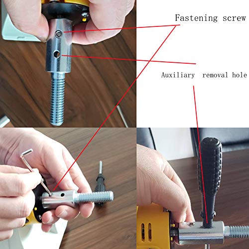 BLSGBUIDING Shaft Arbor Extension 1/2" and 5/8"/ Motor Arbor Threaded Shaft Adapter for Buffing Grinding Wheels/Fit for Bench Grinder - Right 1 Pack - Image 5