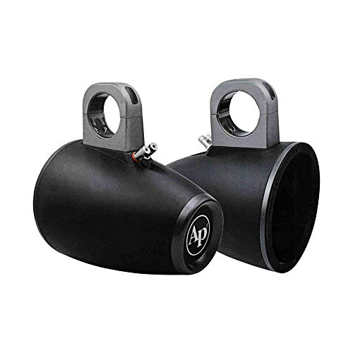 Audiopipe APMP-600ETW 6 Inch Compact Multi Purpose Directional Stereo Speaker Enclosure for Car Audio, Marine, UTV, and ATV Sound System, Black (Pair)… - Image 1