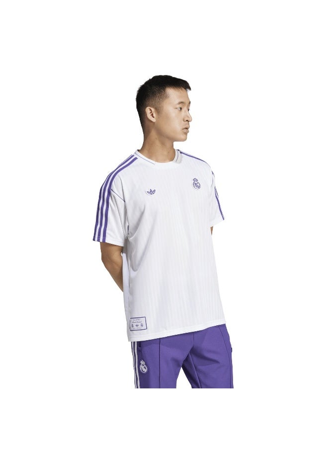 Adidas Adidas Real Icon Jsy White Football Jerseys For Unisex Xs  - Image 5