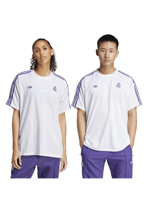 Adidas Real Icon Jsy White Football Jerseys For Unisex Xs