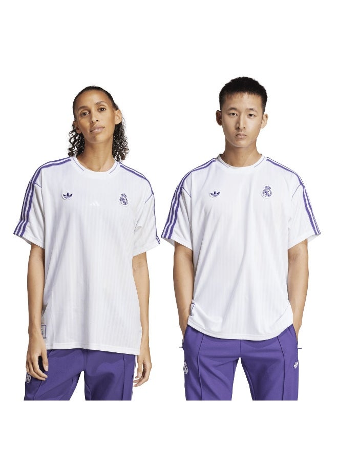 Adidas Adidas Real Icon Jsy White Football Jerseys For Unisex Xs  - Image 1