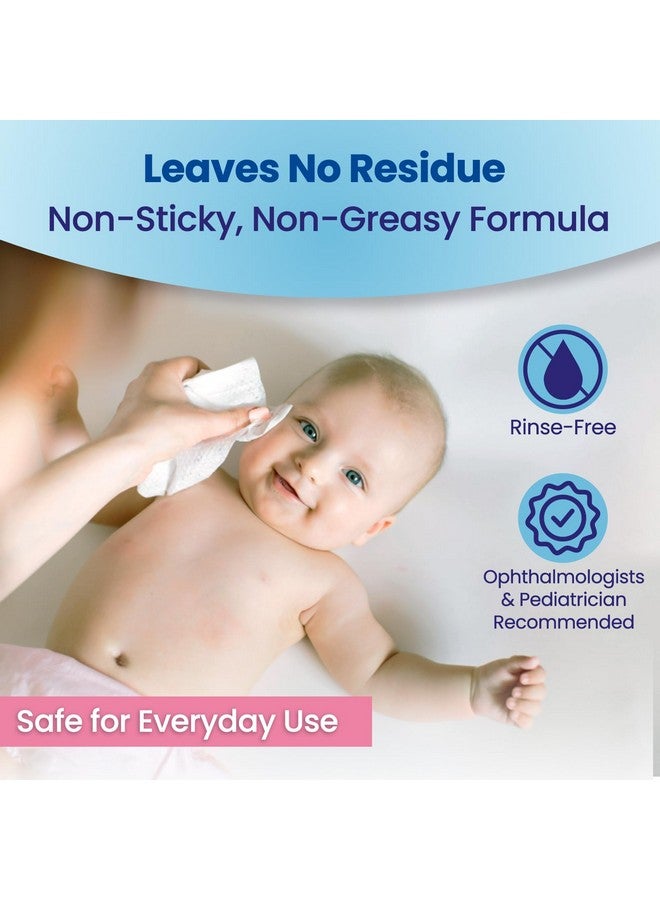 Dr. Fischer Premium Baby Eyelid Wipes, 60 Count, Pre-moistened, Hypoallergenic, Non-Irritating, Rinse Free, Pediatrician Recommended - Image 3