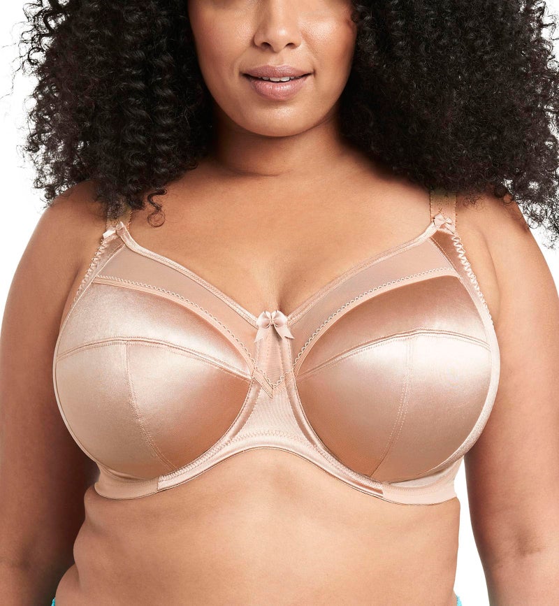 GODDESS Women's Plus-Size Keira Banded Underwire Bra,Fawn,44L - Image 1