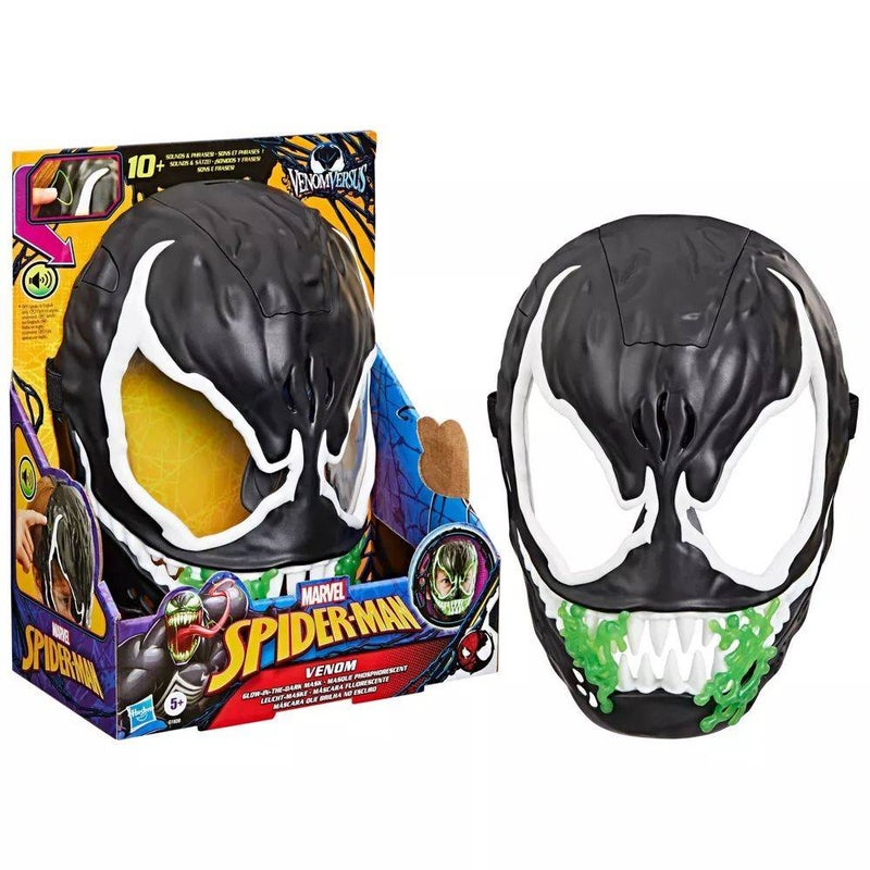Marvel Spider-Man Venom Versus Venom Glow-in-the-Dark Face Mask (17.78 cm) - Image 1