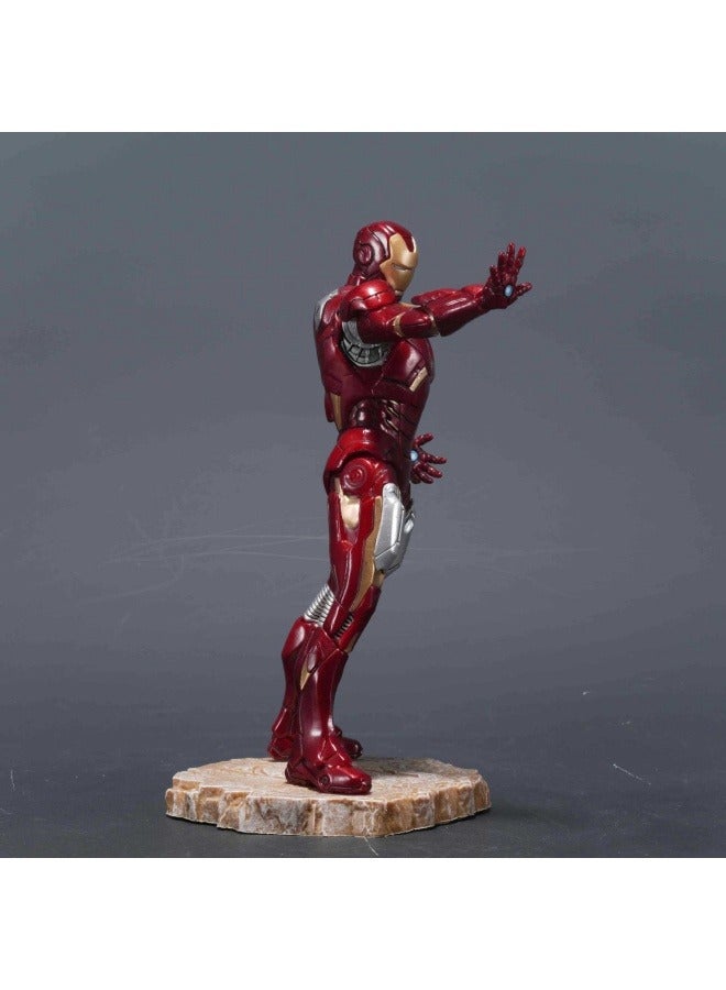 عام الرجل الحديدي زخرفة سطح المكتب حرف نموذج جمع الديكور لعب الهدايا للعائلة والأصدقاء - Image 2