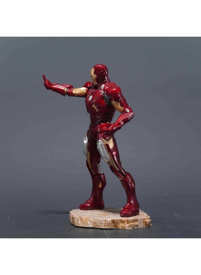 عام الرجل الحديدي زخرفة سطح المكتب حرف نموذج جمع الديكور لعب الهدايا للعائلة والأصدقاء - Image 4