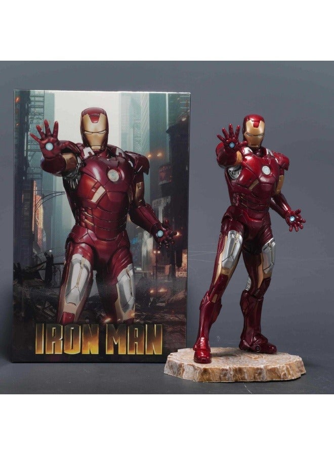 عام الرجل الحديدي زخرفة سطح المكتب حرف نموذج جمع الديكور لعب الهدايا للعائلة والأصدقاء - Image 1