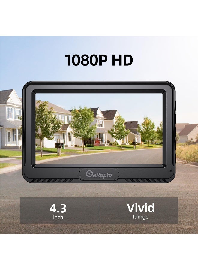 eRapta Backup Camera ERT01 with 4.3 inch Monitor - Image 2