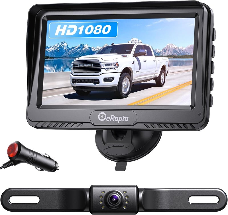 eRapta Backup Camera ERT01 with 4.3 inch Monitor - Image 1