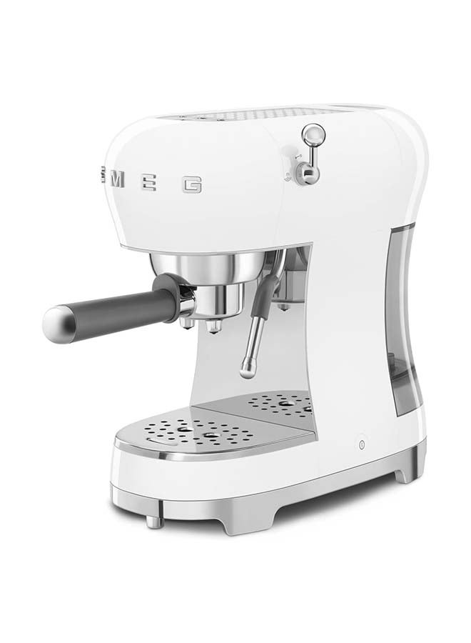 smeg Ecf02Whuk, 50'S Retro Style Aesthetic Espresso Coffee Machine, Professional Pressure And Anti Drip System, Adjustable Cappuccino System, Flow Stop Function, Removeable Tank 1 L ECF02WHUK White - Image 5