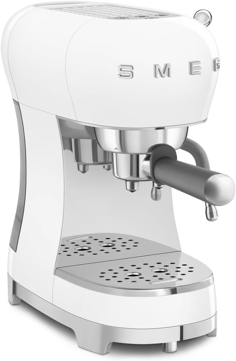 Smeg ECF02WHUK 50's Retro Style Espresso Coffee Machine - White 1 L ECF02WHUK White - Image 3