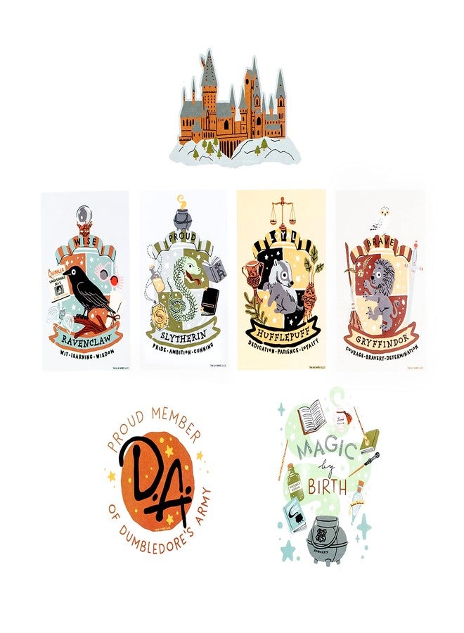 Conquest Journals Harry Potter Whimsical Magical World Sticker Pack, Set of 50 Unique Images, Officially Licensed, Waterproof, UV and Scratch Resistant, Great for All Your Gadgets - Image 2