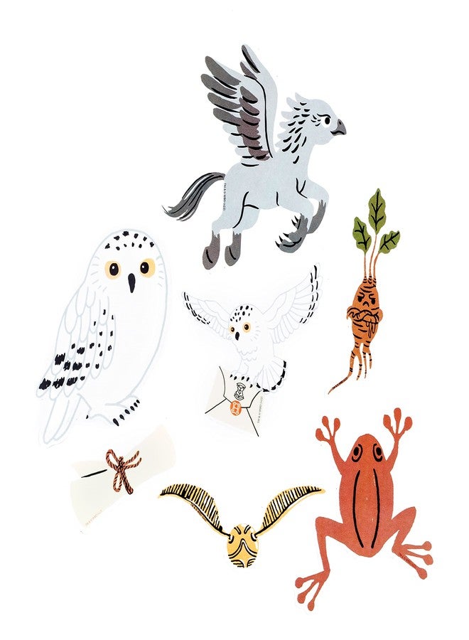 Conquest Journals Harry Potter Whimsical Magical World Sticker Pack, Set of 50 Unique Images, Officially Licensed, Waterproof, UV and Scratch Resistant, Great for All Your Gadgets - Image 3