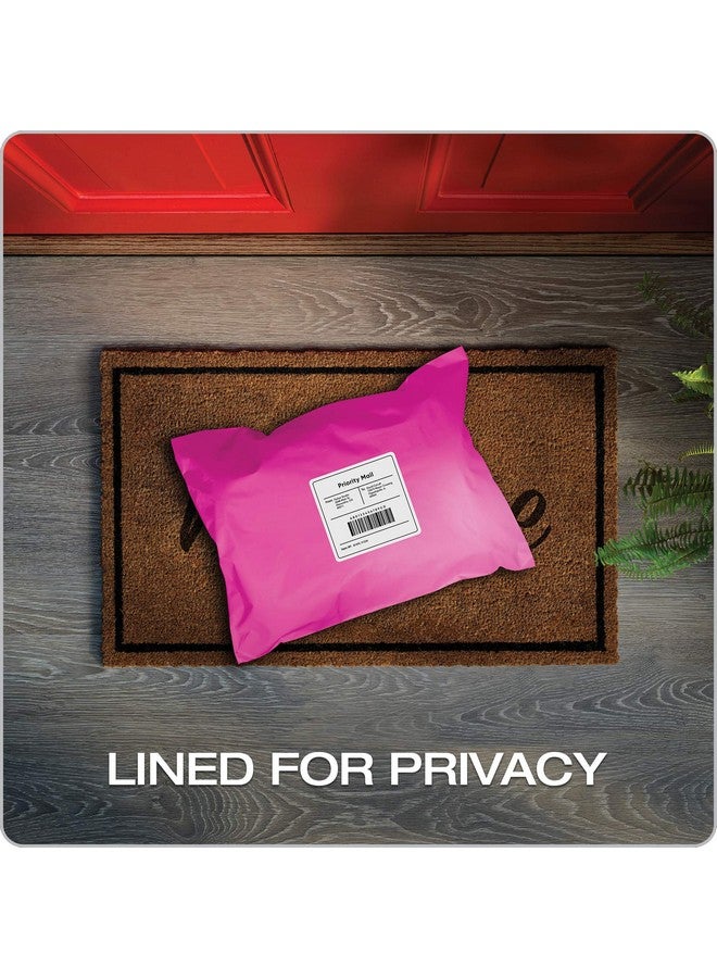 Quality Park Large Poly Mailers 10 X 13 Lightweight Shipping Envelopes Redistrip Peel Off Closure Box Of 100 Pink (Qua85766) - Image 5