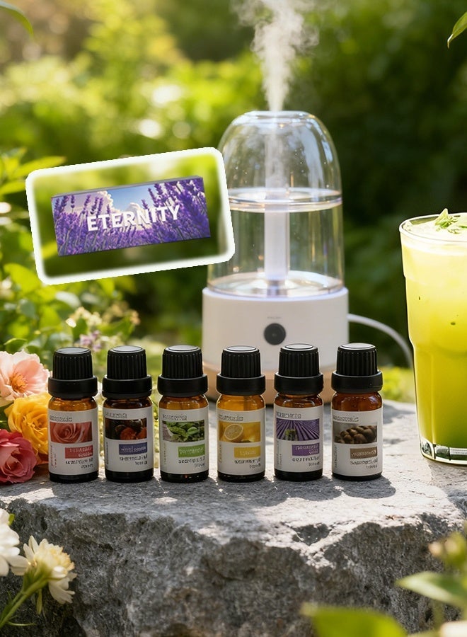 YHEU Essential Oils 6-Scent Blend Set, Best Aroma Oils for Diffusers, Humidifier, Necklace and Sachet, Aromatherapy Diffuser Oils for Aroma Scents Sets, The First Chose of essential oils for Home, High Quality Essential Oils Pack Gift. - Image 5