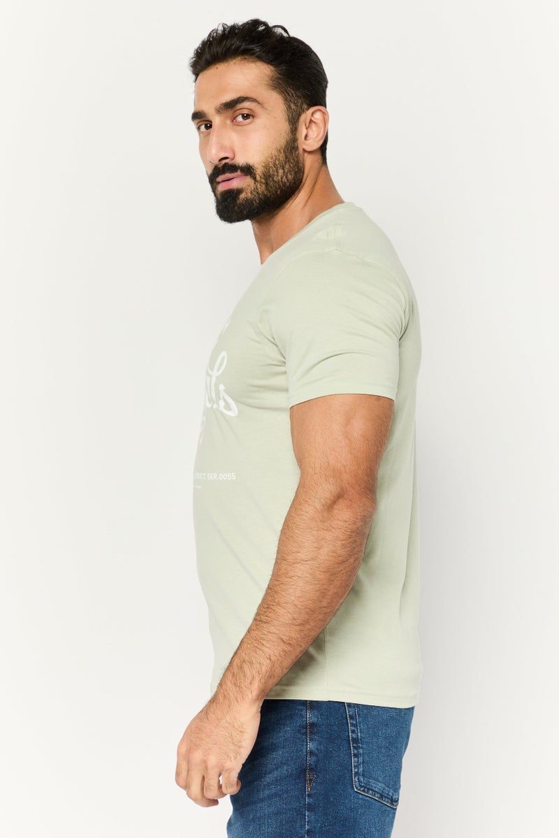 CROSSHATCH Men 5 Pieces Crew Neck Short Sleeve Graphic Print T-Shirts, Black - Image 5