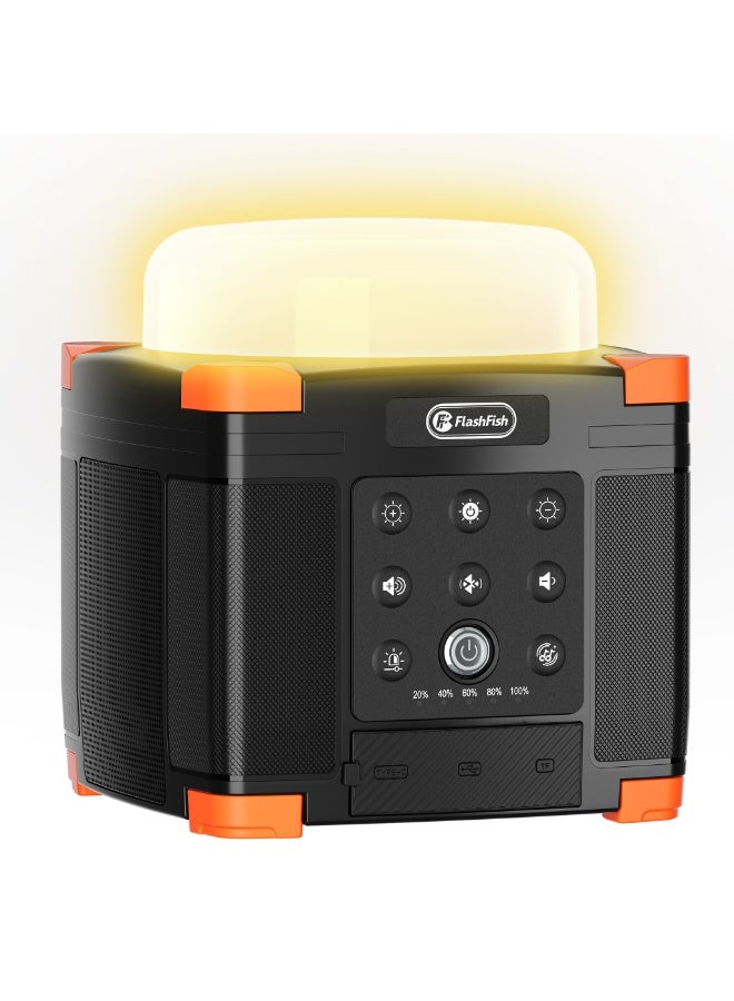 FlashFish 3-in-1 Multi-Functional Camping Tool FL9-A Bluetooth Speaker With Led Light Portable Camping Power Bank - Image 2