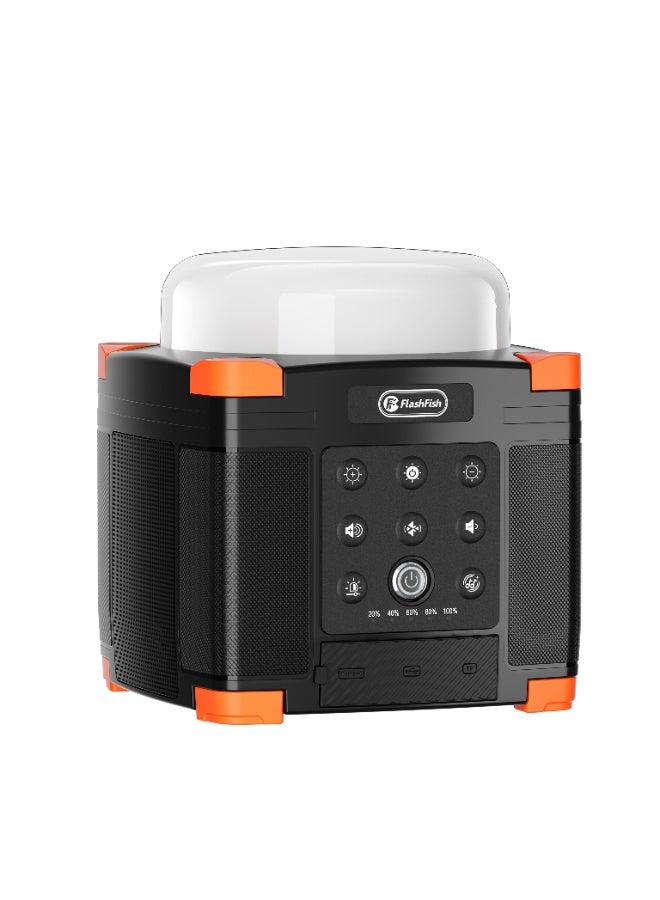 FlashFish 3-in-1 Multi-Functional Camping Tool FL9-A Bluetooth Speaker With Led Light Portable Camping Power Bank - Image 1