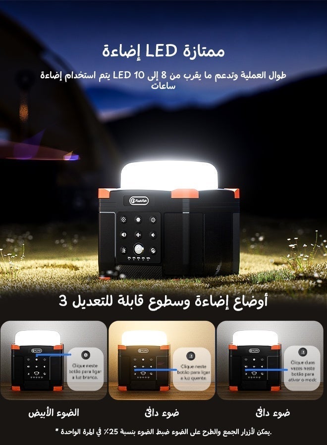 FlashFish Fl9-A - Portable Waterproof Speaker, Drop-Proof Bluetooth Speaker With Built-In Power Bank, Multi-Speaker Connection Via Bluetooth, Up To 48 Hours Playtime, Fast Charging, And Powerful Sound loud - Image 5