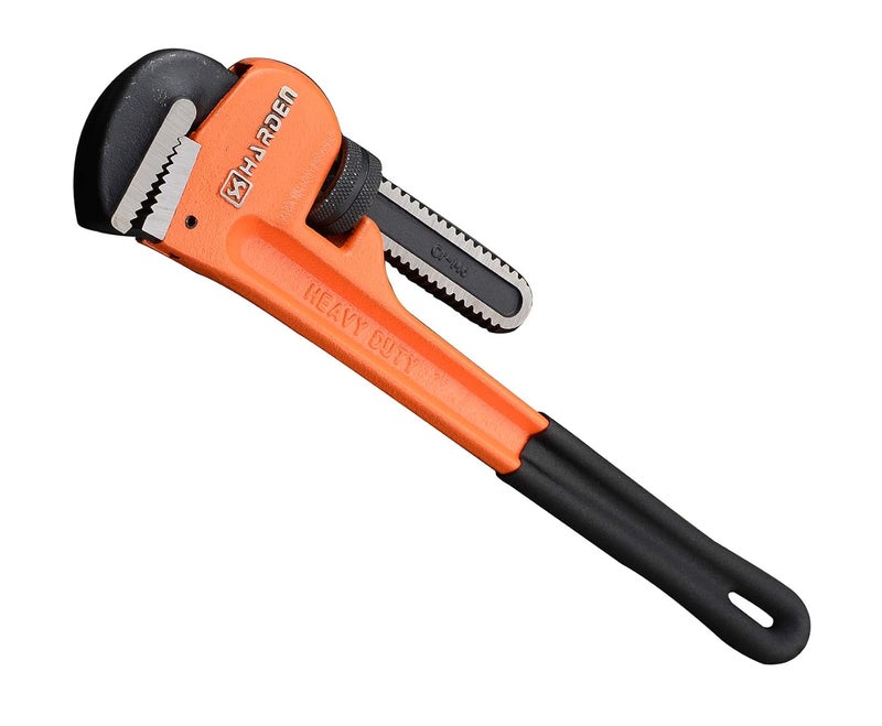 Harden 12 Professional Heavy Duty Chrome Vanadium Pipe Wrench Large Torque Easy to Adjust Strong Clamping Thick Body 600812 - Image 1
