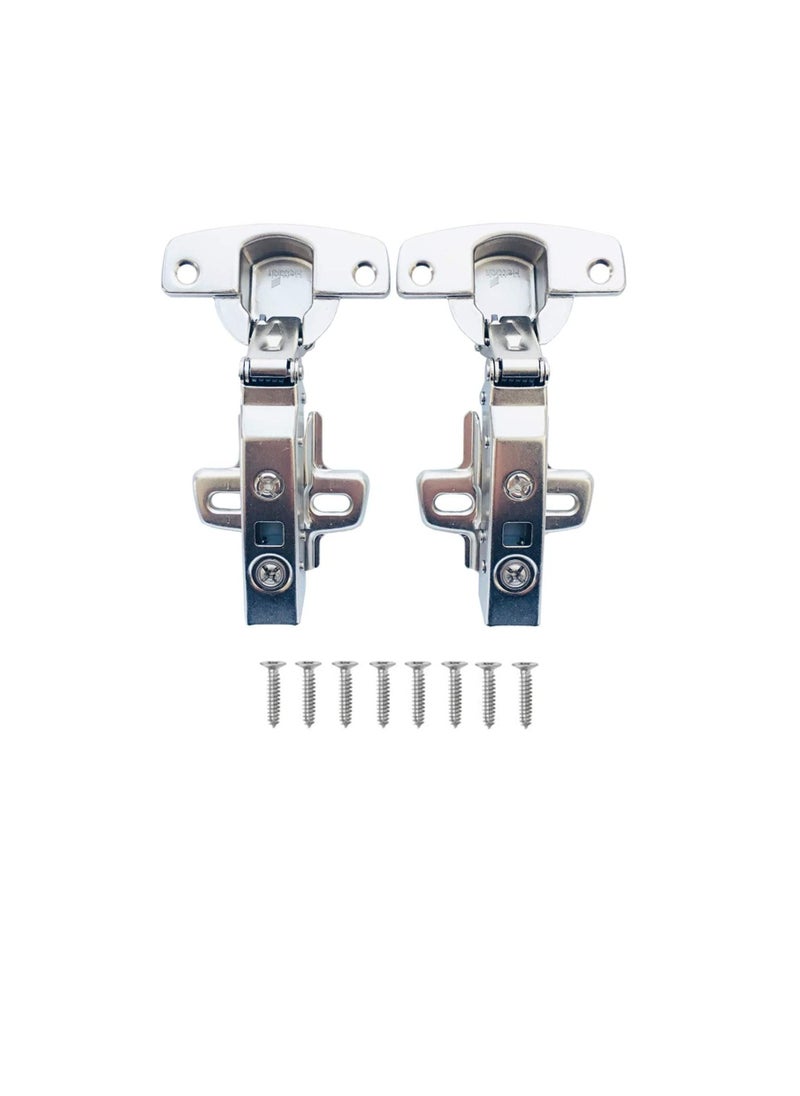 Hettich Hettich Sensys 8645i TH52 110 Degree Standard Half Overlay Hinges 9071206 with Self Closing Mechanism for Kitchen Cabinet Cupboard Wardrobe Door Buffering Hinge Pack of 2  - Image 1