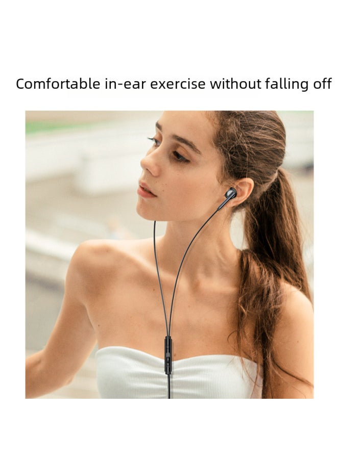 M31 Sport Earphones High-definition Microphone Universal Large Speaker For Mobile Phones Digital Computer Accessories-Color:G59 Black Number Type-c Interface With Packaging  - Image 3