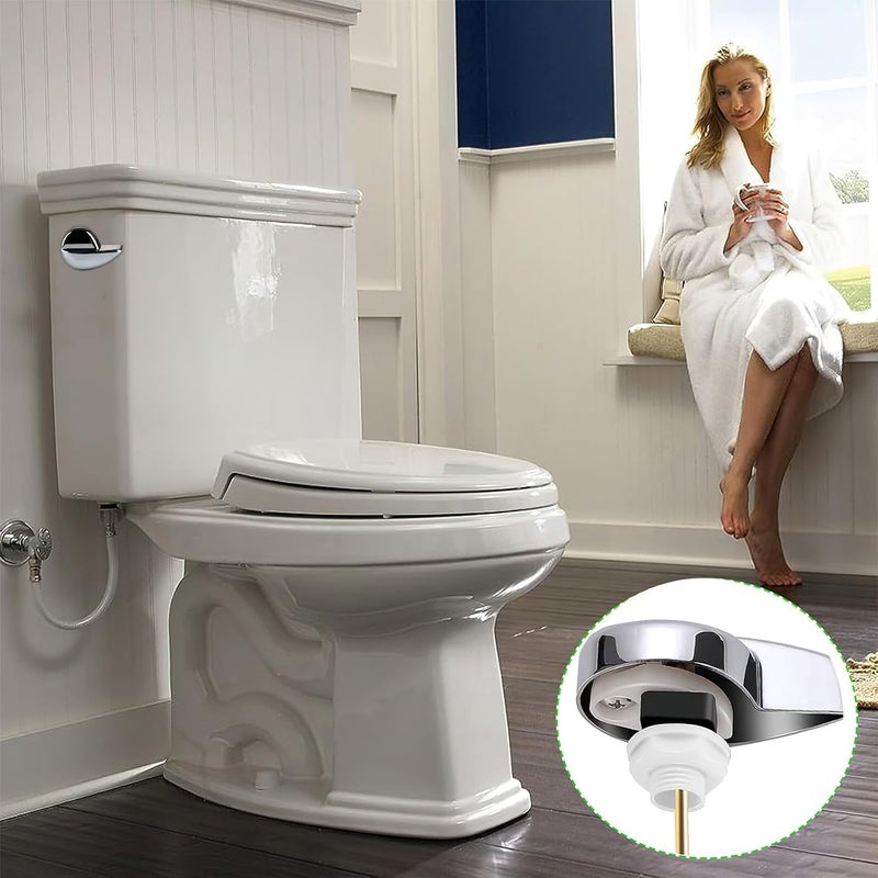 PDFans Side Mount Toilet Tank Flush Lever Handle for Toilets - Image 3