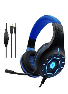 Komc Gaming Wired Headset Surround Stereo Sound Over Ear Headphones With Mic LED Light For Xbox One S/Xbox one/PS4/Tablet/Laptop/Cell Phone  - Image 1