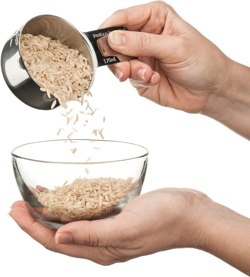 Hudson Essentials Stainless Steel Measuring Cups Set (6 Piece Set) - Image 5